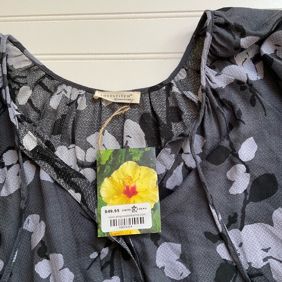 NWT- Lovestitch Blouse Size Large - Picture 4 of 6